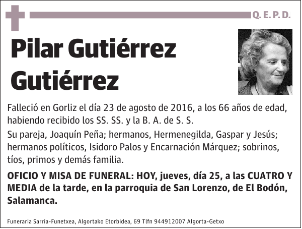 Pilar Gutiérrez Gutiérrez