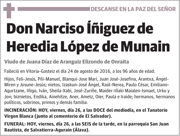 Narciso Íñiguez de Heredia López de Munain
