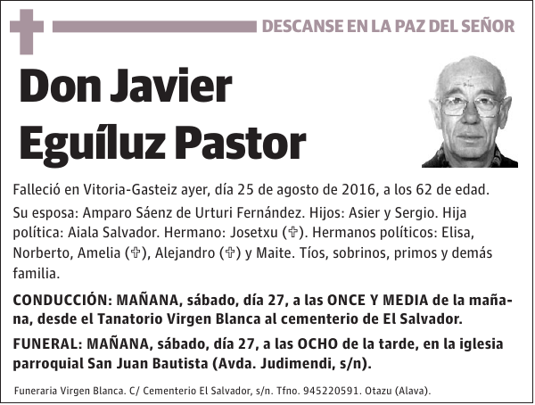 Javier Eguíluz Pastor