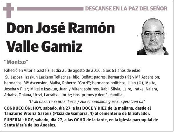 José Ramón Valle Gamiz