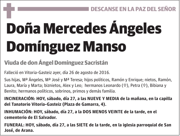 Mercedes Ángeles Domínguez Manso