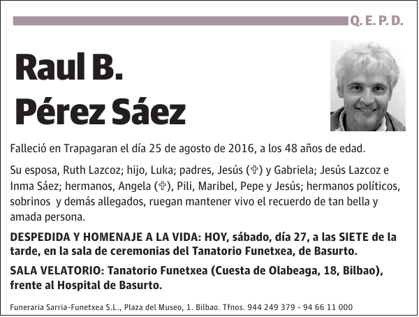 Raul B. Pérez Sáez