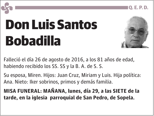 Luis Santos Bobadilla