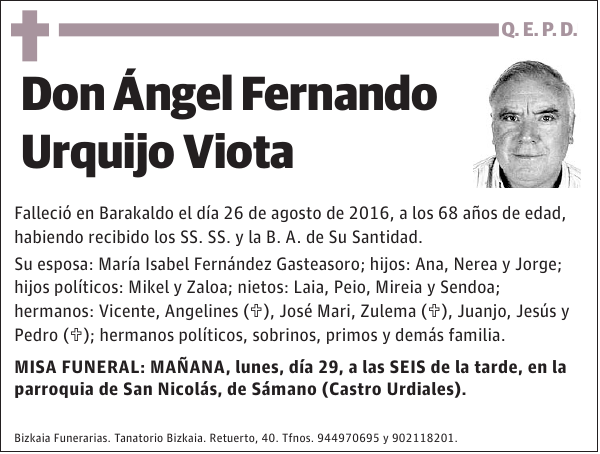 Ángel Fernando Urquijo Viota