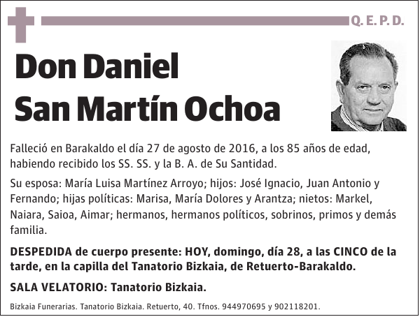 Daniel San Martín Ochoa