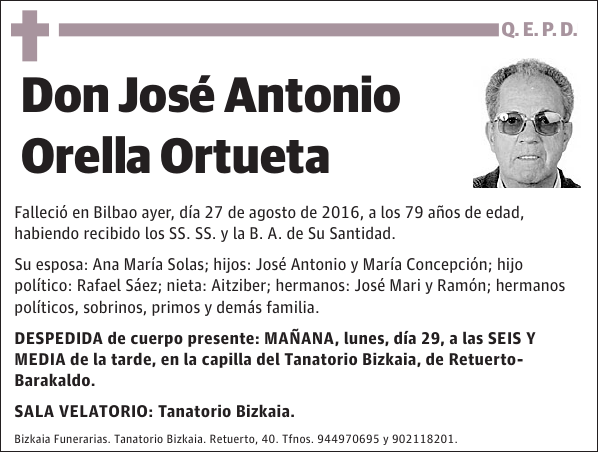 José Antonio Orella Ortueta