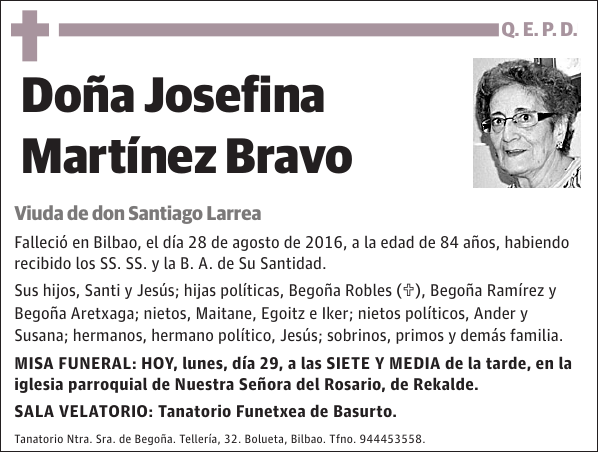 Josefina Martínez Bravo