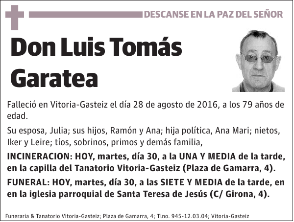 Luis Tomás Garatea