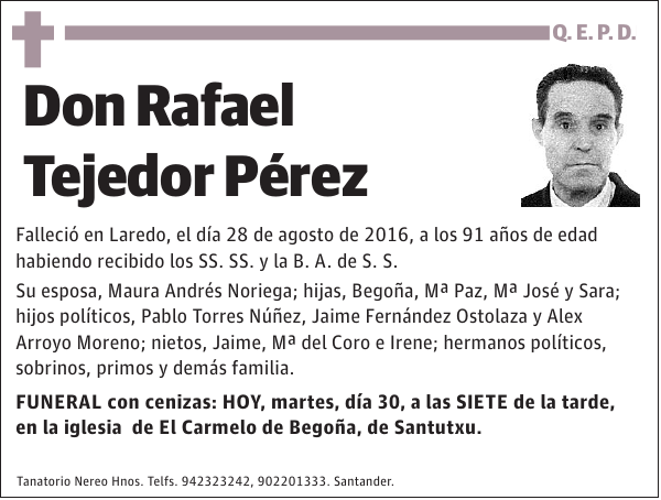 Rafael Tejedor Pérez