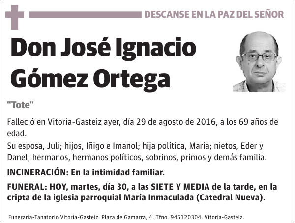 José Ignacio Gómez Ortega