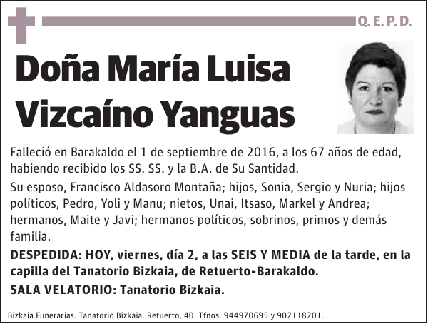 María Luisa Vizcaíno Yanguas