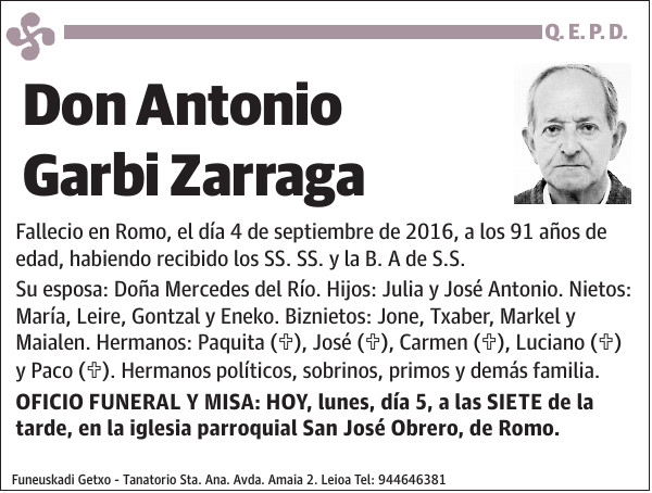 Antonio Garbi Zarraga
