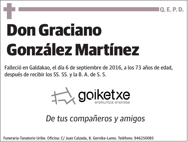 Graciano González Martínez