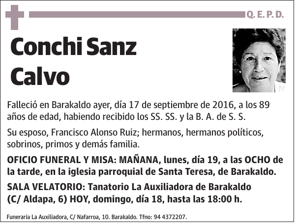 Conchi Sanz Calvo