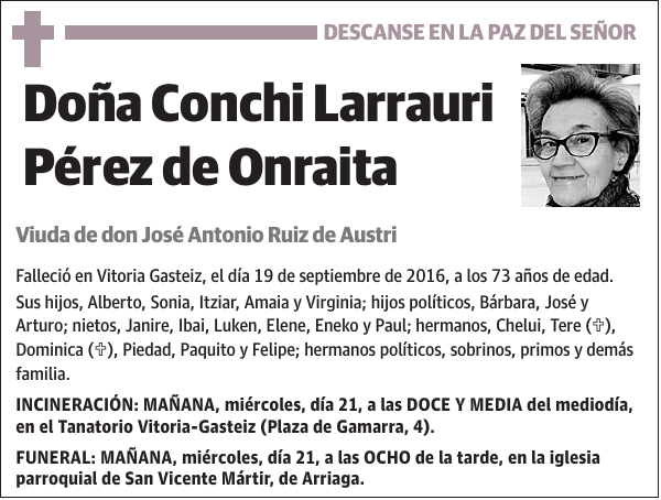 Conchi Larrauri Pérez de Onraita