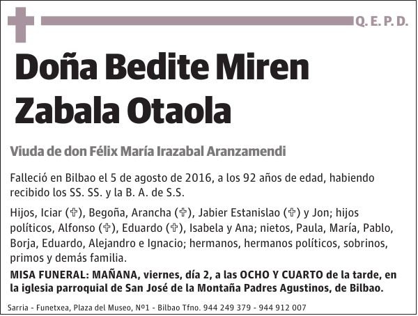 Bedite Miren Zabala Otaola