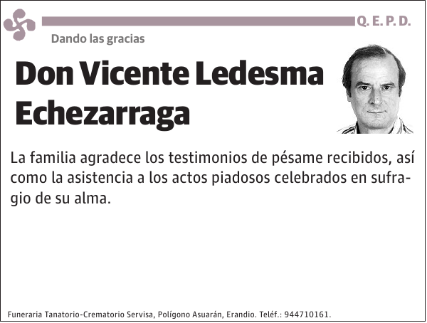 Vicente Ledesma Echezarraga