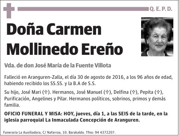 Carmen Mollinedo Ereño