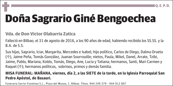 Sagrario Giné Bengoechea