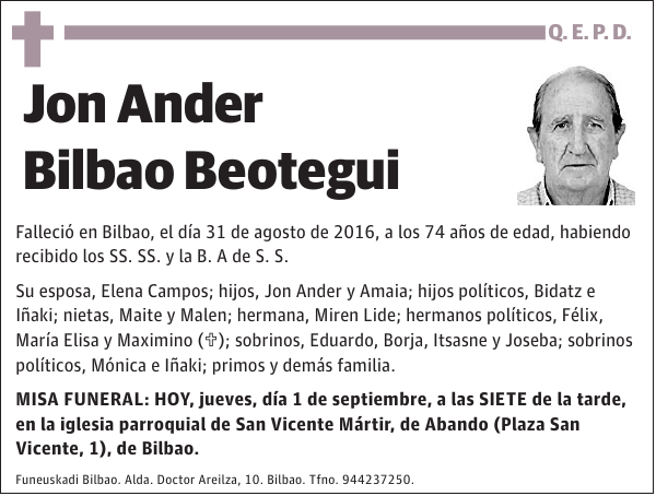 Jon Ander Bilbao Beotegui