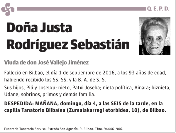 Justa Rodríguez Sebastián