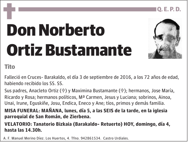 Norberto Ortiz Bustamante