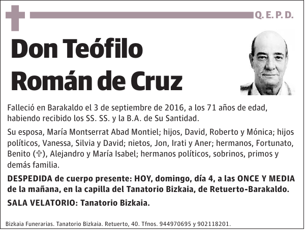 Teófilo Román de Cruz