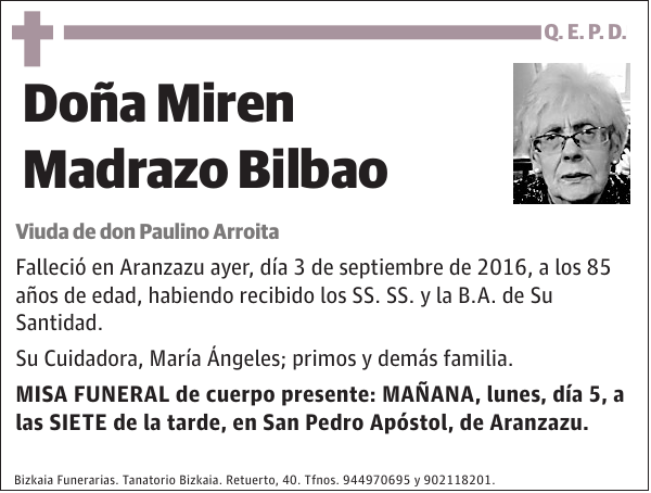 Miren Madrazo Bilbao