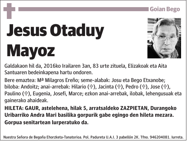 Jesus Otaduy Mayoz
