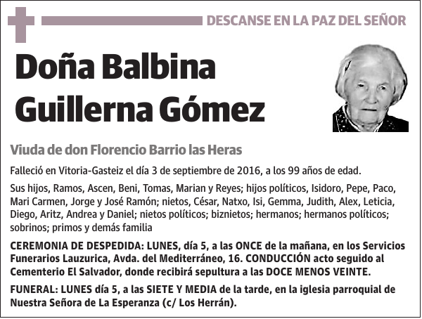 Balbina Guillerna Gómez