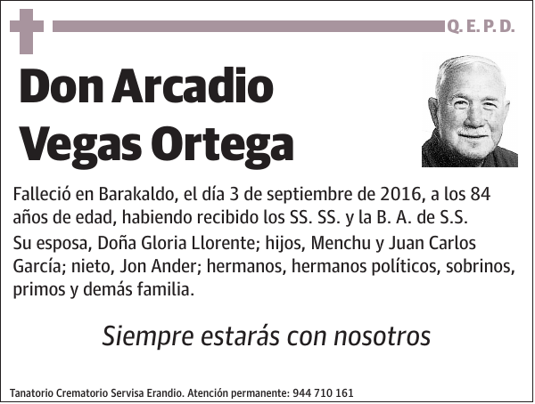 Arcadio Vegas Ortega