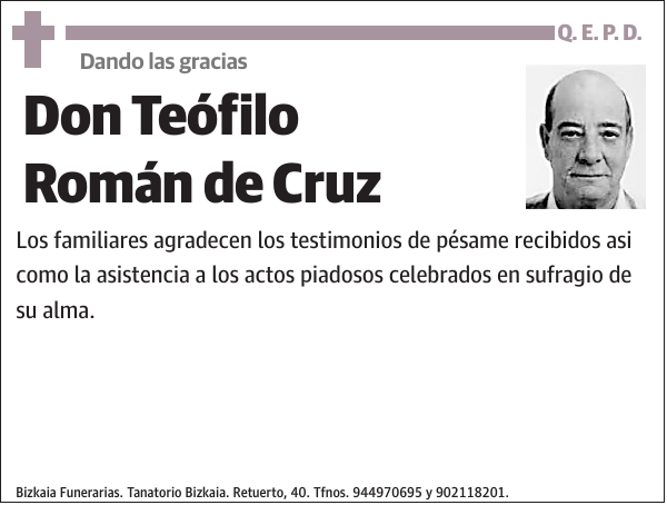 Teófilo Román de Cruz
