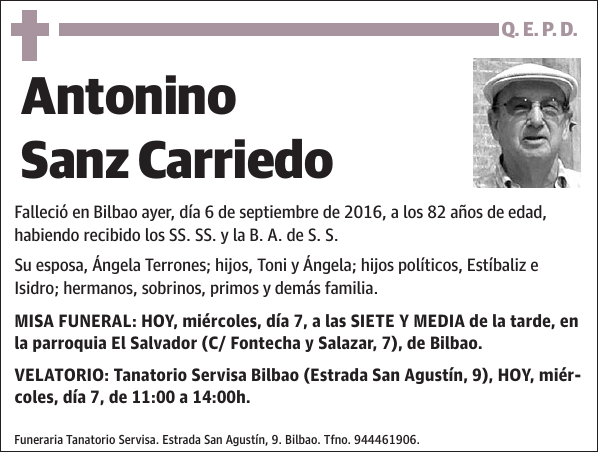 Antonino Sanz Carriedo