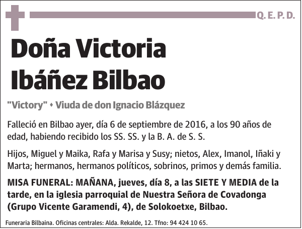 Victoria Ibáñez Bilbao