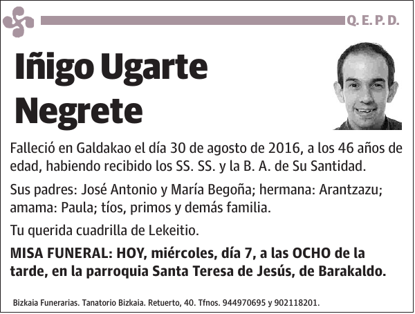 Iñigo Ugarte Negrete