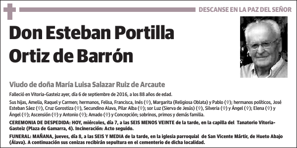 Esteban Portilla Ortiz de Barrón