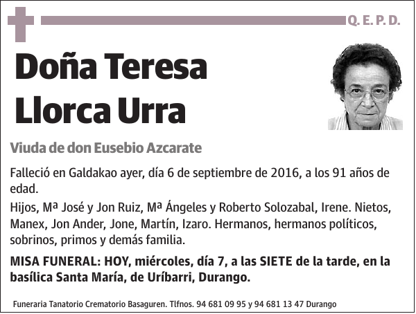 Teresa Llorca Urra