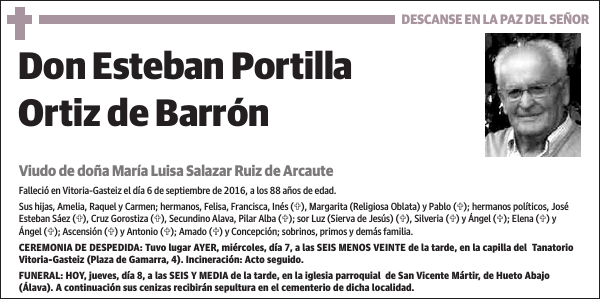 Esteban Portilla Ortiz de Barrón