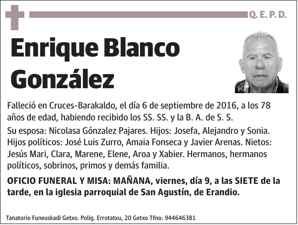 Enrique Blanco González