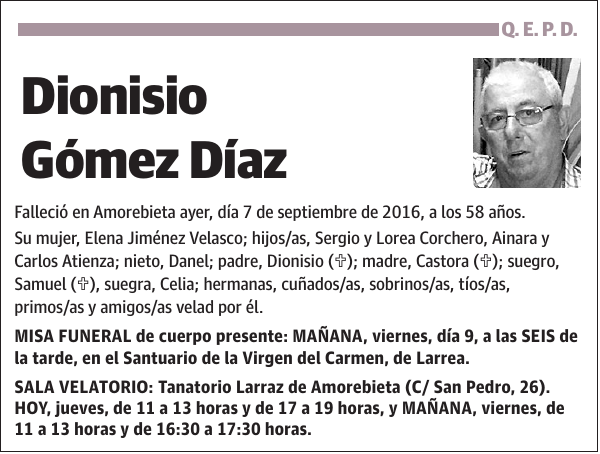 Dionisio Gómez Díaz