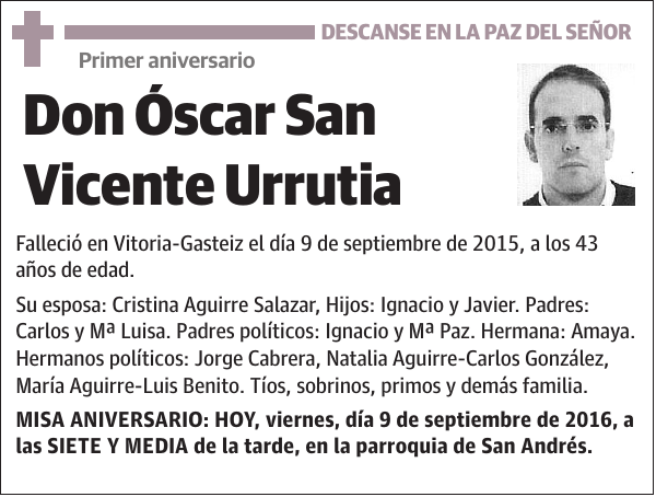 Óscar San Vicente Urrutia