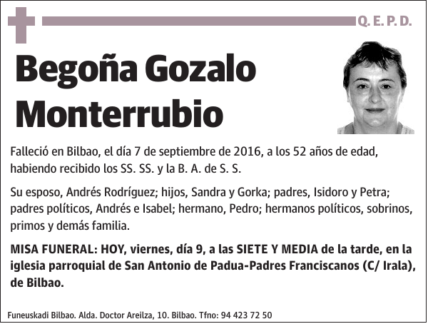 Begoña Gozalo Monterrubio