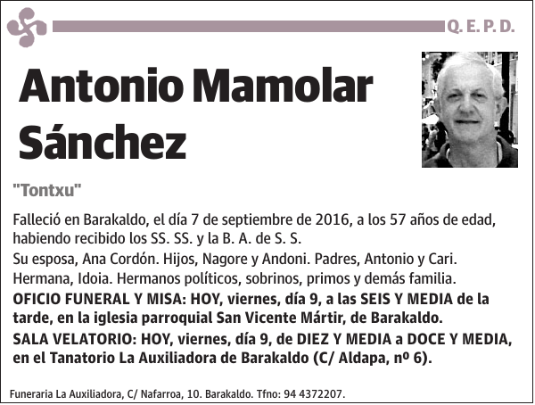 Antonio Mamolar Sánchez