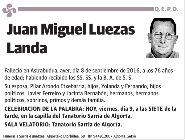 Juan Miguel Luezas Landa