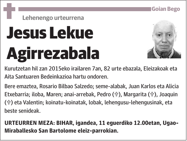 Jesus Lekue Agirrezabala