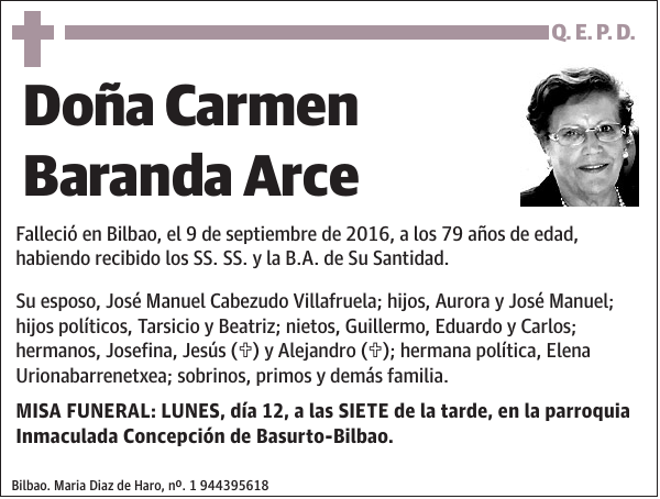 Carmen Baranda Arce