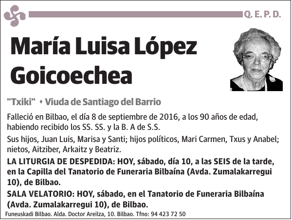 María Luisa López Goicoechea