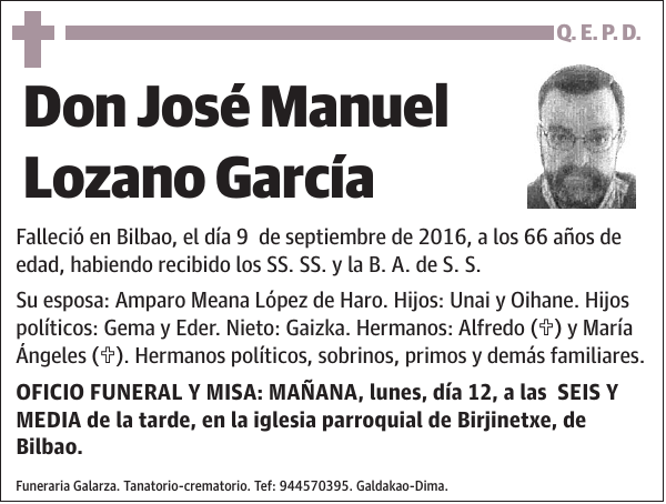 José Manuel Lozano García