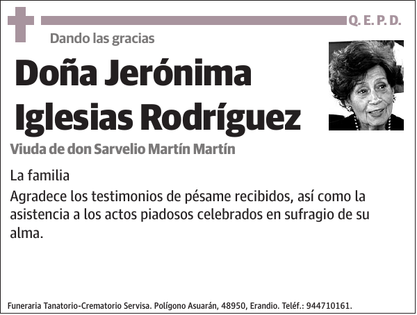 Jerónima Iglesias Rodríguez