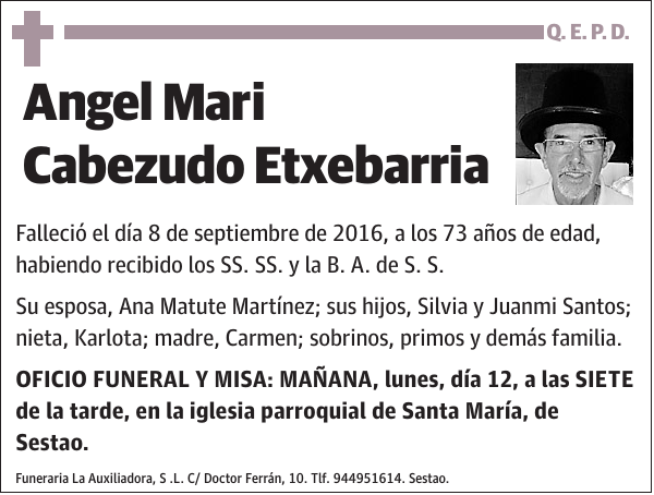 Angel Mari Cabezudo Etxebarria